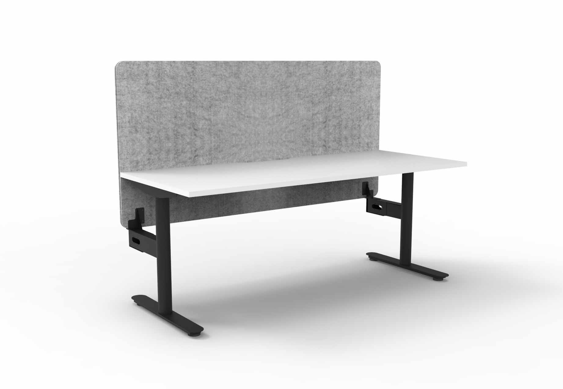 Halo Static Single Sided Workstation - with Eco Screen